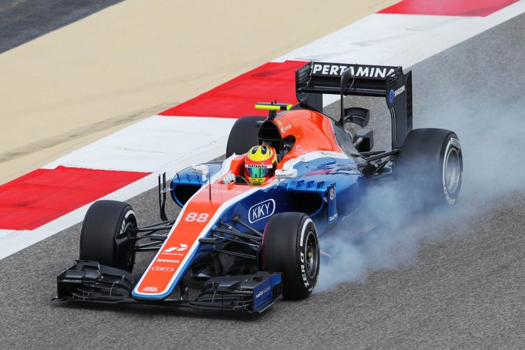 Indonesian Formula 1 driver Rio Haryanto drives for Manor Racing in the 2016 season. 