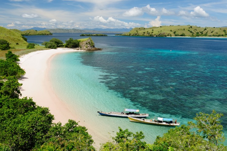 Komodo Island is part of the Lesser Sunda Islands in East Nusa Tenggara.