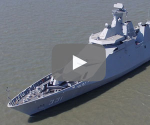 PKR Warship: High-tech missile-guided destroyer escort frigate