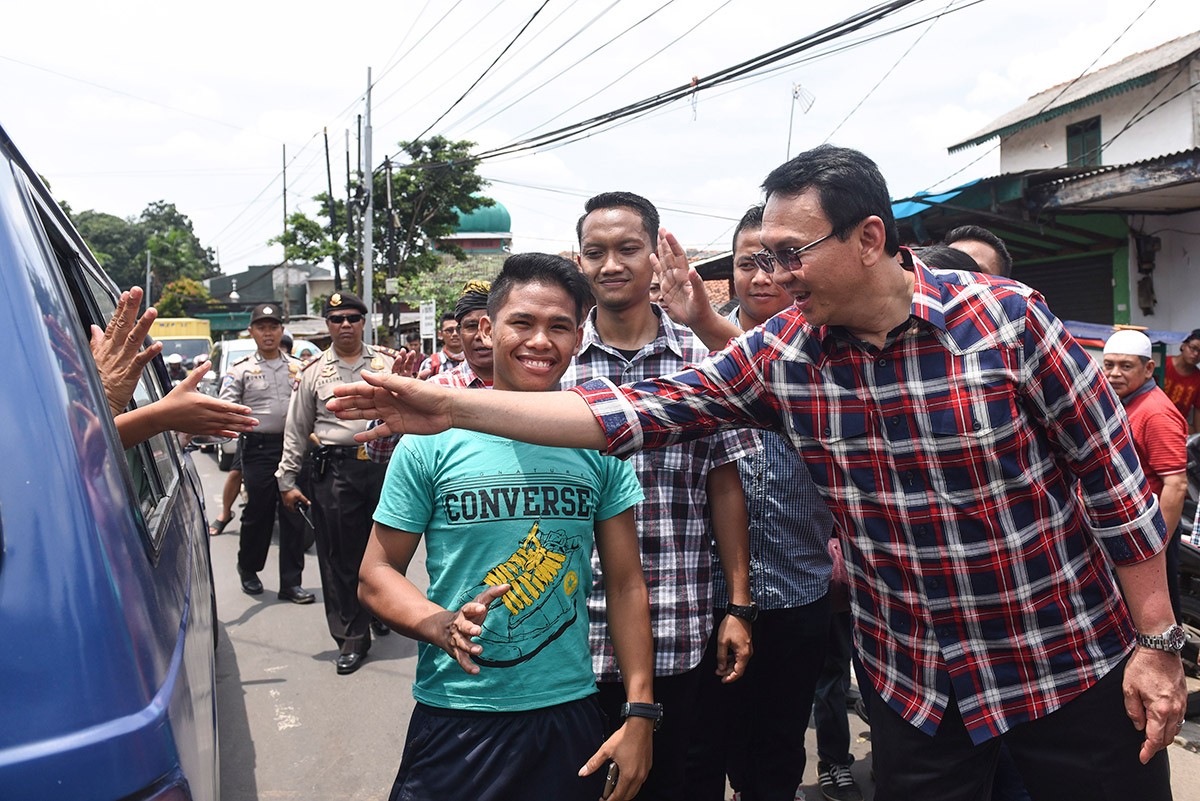I Am Being Mistreated Ahok National The Jakarta Post