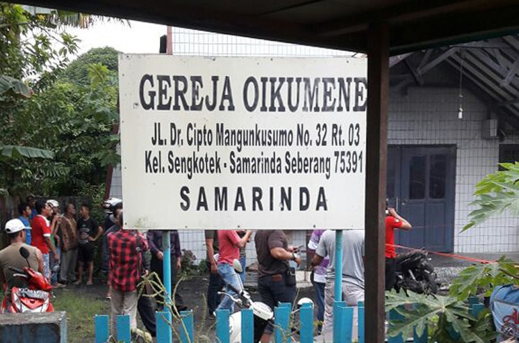 Samarinda church attacker convicted terrorist: Police