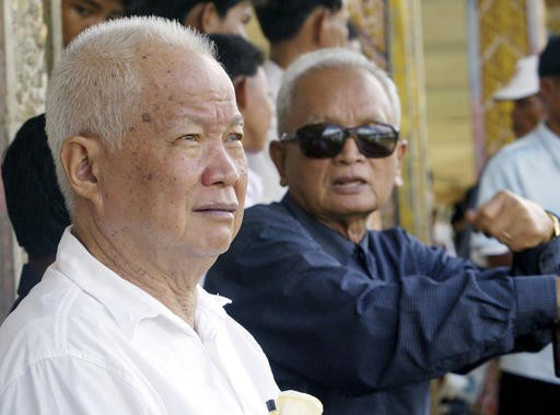 Cambodian court upholds life terms for 2 Khmer Rouge leaders 