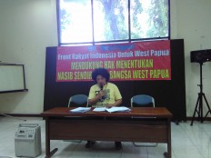 Group supports referendum for West Papua
