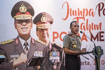 Bomb scare hits Jakarta Police headquarters