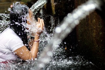 Obama visited Tirta Empul Temple, Bali