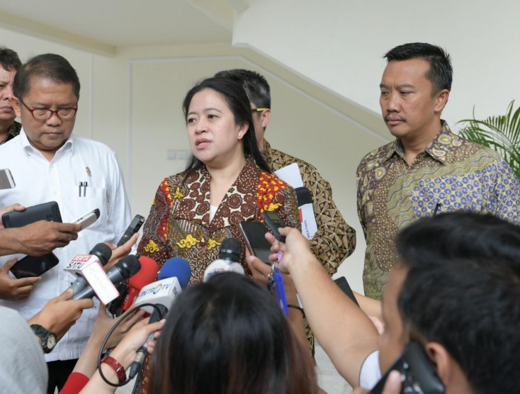 Coordinating Human Development and Culture Minister Puan Maharani.