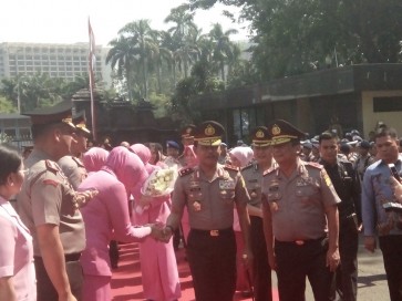 New Jakarta police chief keeps low profile on first day at office