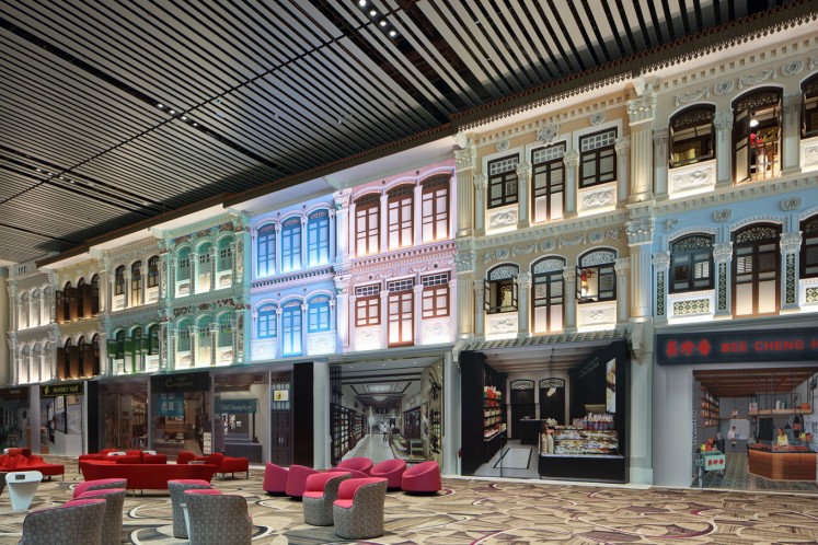 Changi Terminal 4's Heritage Zone.
