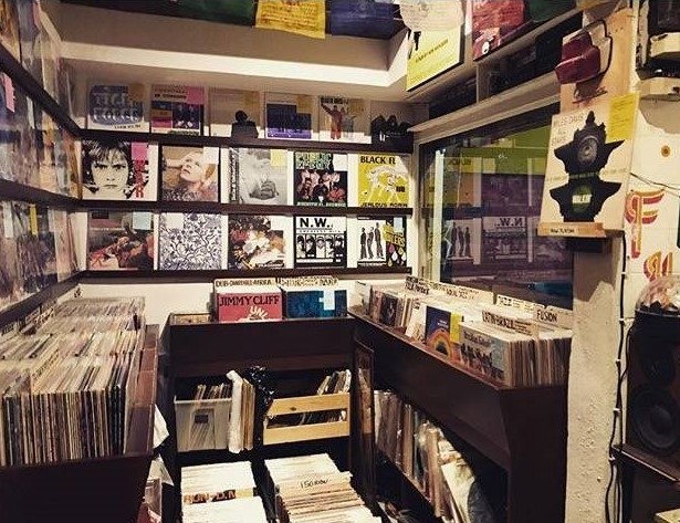 Dust and groove: The interior of Laidbackblues Store in Santa Market, South Jakarta, a record store known for its good quality second-hand record.