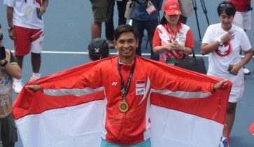 SEA Games: Indonesia’s Christopher Rungkat takes home tennis gold