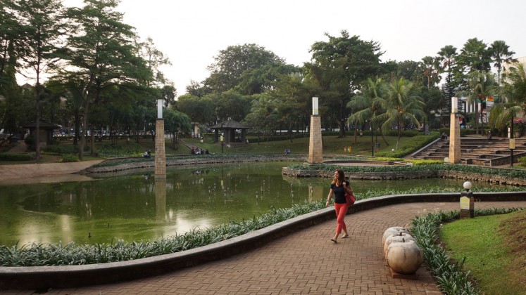 Taman Ayodya on Jl. Barito I, Kebayoran Baru in South Jakarta.