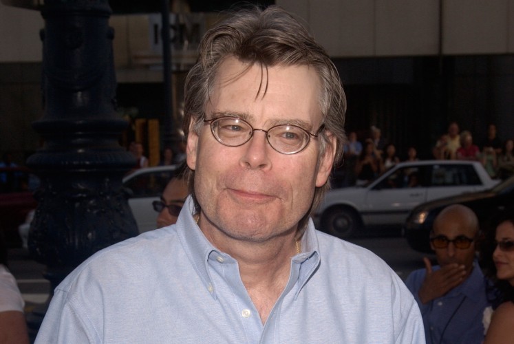 Author Stephen King at the Los Angeles premiere of 'The Manchurian Candidate' on July 22, 2004