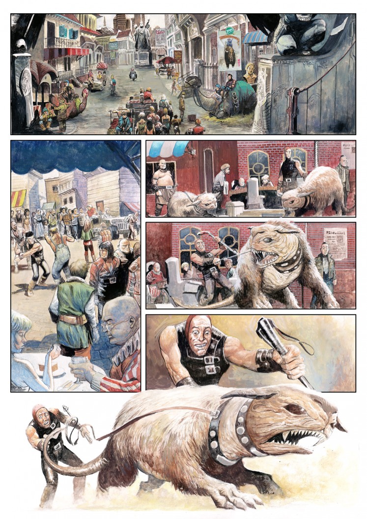 A page of comic book by Apri Kusbiantoro.