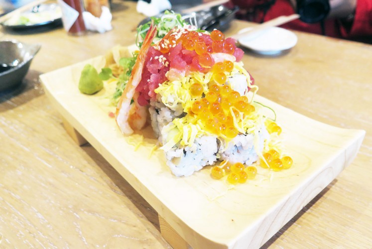 Hokkaido special nokke roll sushi 