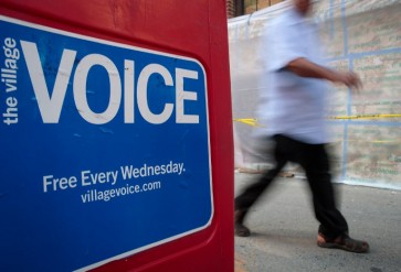 'Village Voice' delivers its last print edition