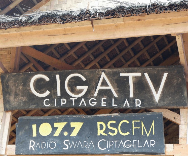 Ciptagelar has its own TV channel named CIGA TV and a radio station.