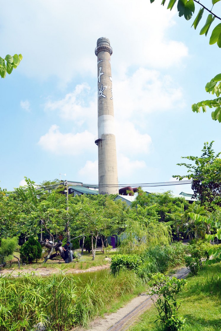 Old and new: Ten Drum Cultural Village in Tainan, Taiwan, is a former sugar mill that has been converted into a tourist attraction.