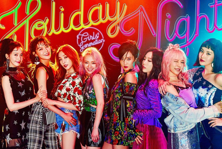 Girls' Generation on its sixth full album 'Holiday Night' that was released on Aug. 7, 2017.