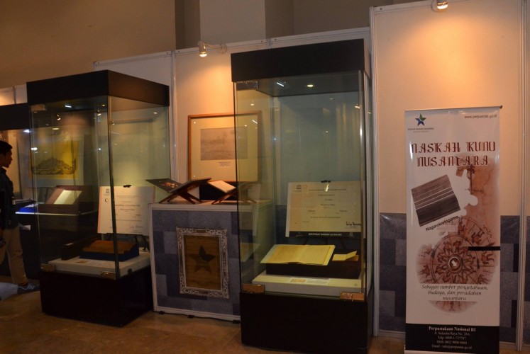 Some of the archives showcased in the exhibition. 