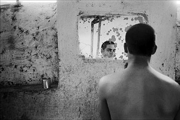 A photo from Adolescent Prisons series by Klavdij Sluban: Youth Detention Center, Khoni, Georgia, 2001.