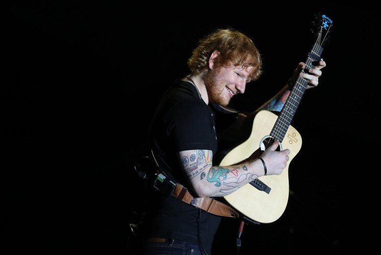 Ed Sheeran performed to a sold out crowd at the Axiata Arena in Bukit Jalil, November 14, 2017.
