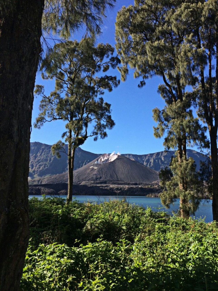 The beauty of nature: The beautiful landscape at Mount Rinjani in Lombok, West Nusa Tenggara, attracts tourists and hikers.