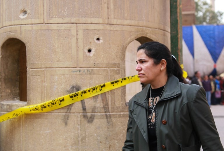 Gunman kills 9 in attack on Egypt church