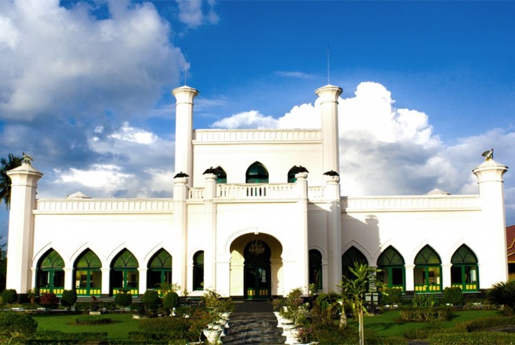 Siak Palace in Siak regency, Riau.