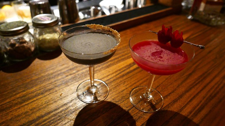 Asian-flavored cocktails at Fujin.