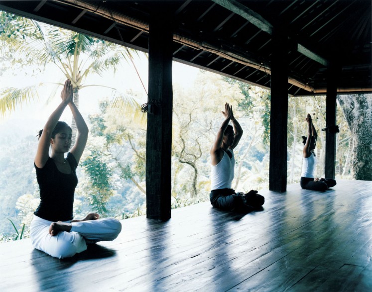 Daily yoga is available for guests at The Estate.