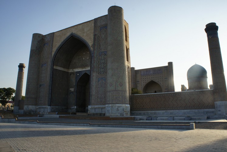 A splendid mosque in Uzbekistan