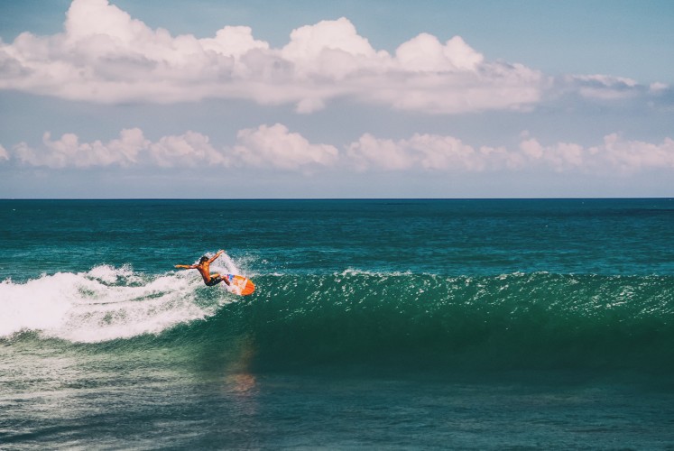 Canggu is renowned among surfers for its waves.