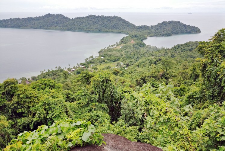 Protected: The view of Cendrawasih Bay as seen from Akudiomi Rock.