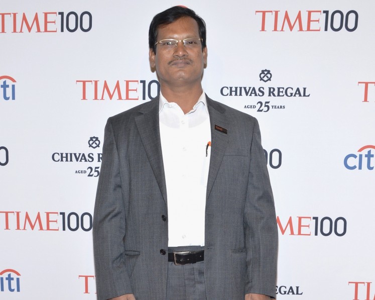 Honoree Arunachalam Muruganantham attends the Time 100 Gala, Time's 100 most influential people in the world, at Jazz at Lincoln Center on April 29, 2014 in New York City. 