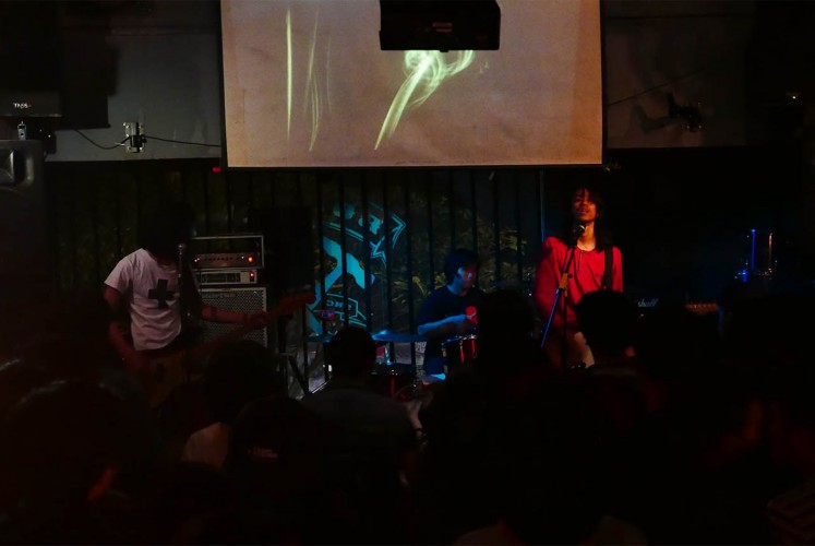 Local band Racun performs at Borneo Beerhouse on Jan. 20. 