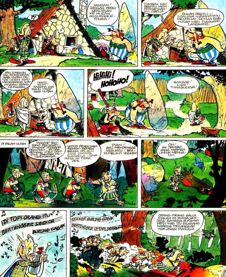The local version of Asterix is loved by fans of all generations for being rendered in the familiar ambience of Indonesia by Maria Antonia Rahartati Bambang Haryo, aka Madame Asterix.