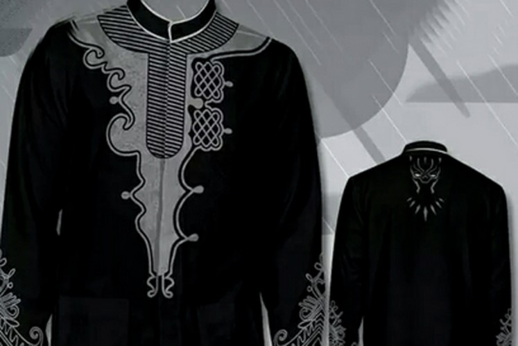 'Black Panther'-inspired 'baju koko'.