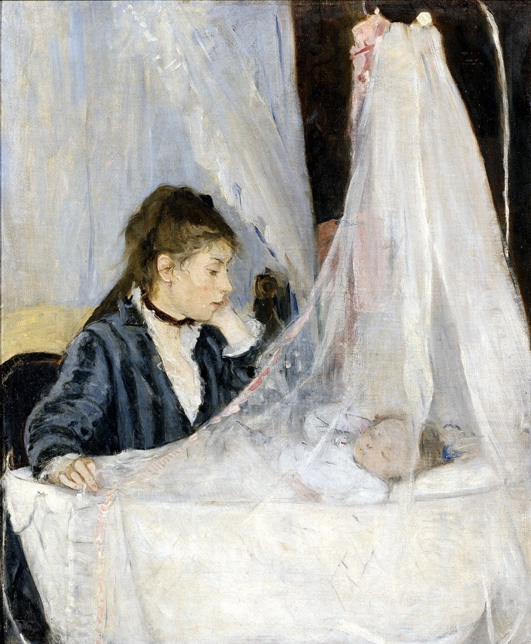 Le Berceau (The Cradle) by Berthe Morisot