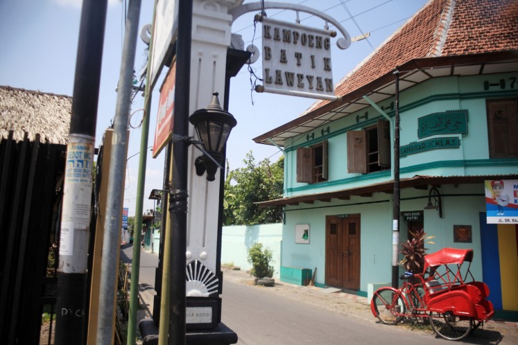 Kampung Batik Laweyan in Surakarta, Central Java.