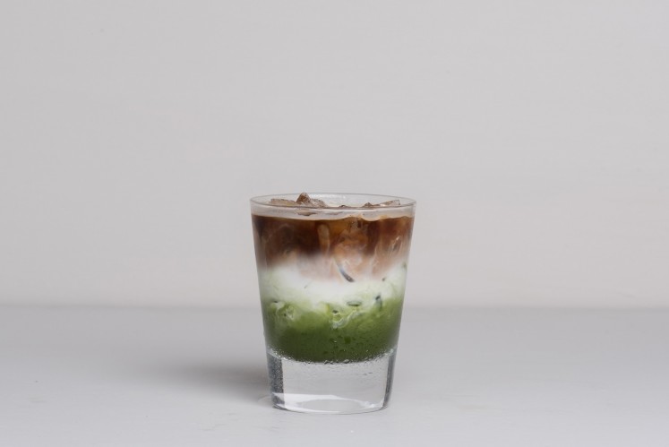 The Iced Matcha & Espresso Fusion is among the beverages on offer during the Art in a Cup campaign.