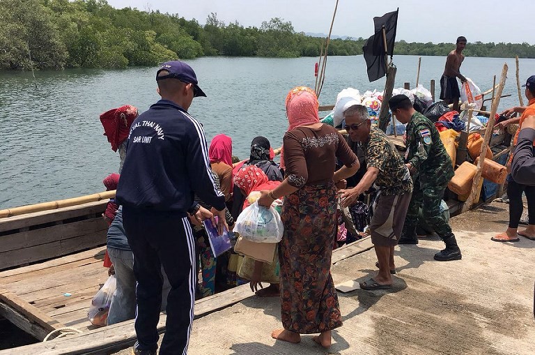 Image result for Boat carrying dozens of Rohingya arrives in Malaysia