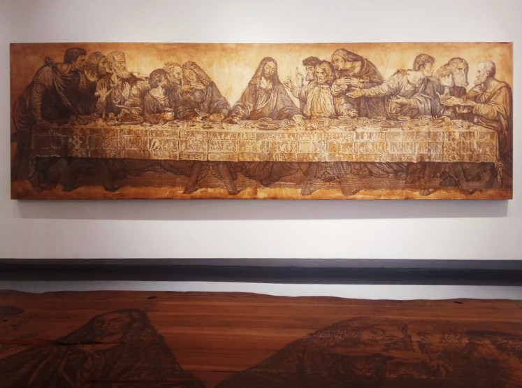 The Last Supper by Eddy Susanto, displayed at Tumurun Private Museum