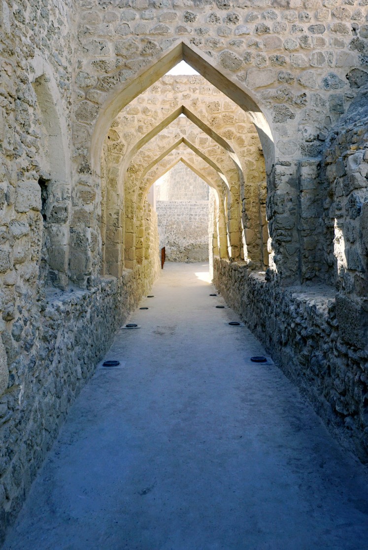 Historical ruins: Ancient architecture of the Qal’at al-Bahrain.