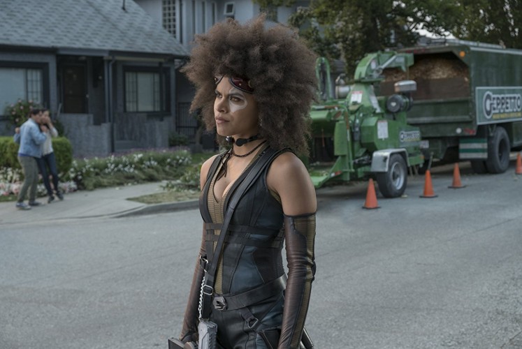 Zazie Beetz as Domino in 'Deadpool 2'. 