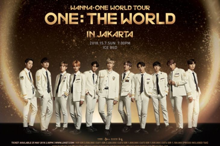 Wanna One's Jakarta concert tickets have sold out. 
