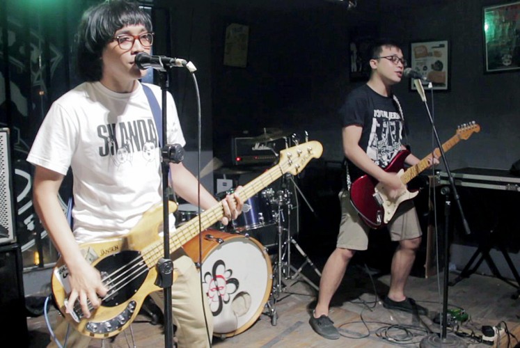 On stage: The Rang-Rangs is one of five promising bands featured on the first release from independent label Jeruk Records. 