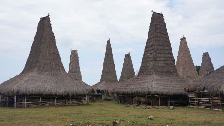 The custom village of Ratenggaro lies in Southwest Sumba.
