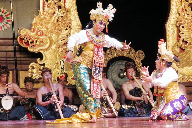 Exquisite: The Kakul Mas troupe performs the exquisite gambuh dance drama.