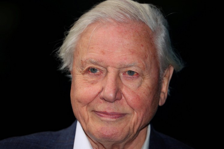 Broadcaster and film maker David Attenborough attends the premiere of Blue Planet II at the British Film Institute in London, Britain