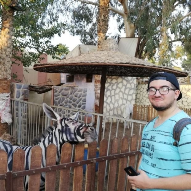 A zoo in Egypt got called out after a donkey painted to look like a zebra had been discovered by a visitor.